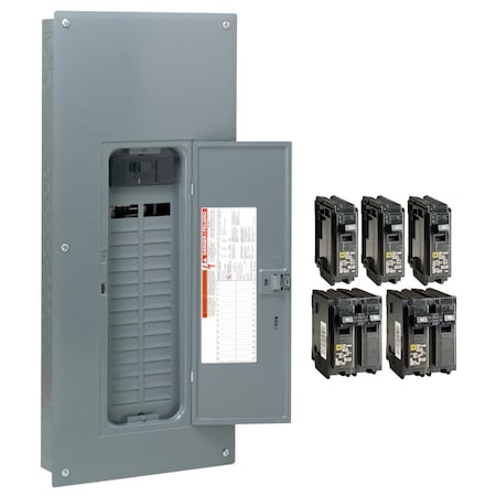 Square D HomeLine 200 amps 120/240 V 30 space 60 circuits Wall Mount Main Breaker Load Center HOM3060M200PCVP