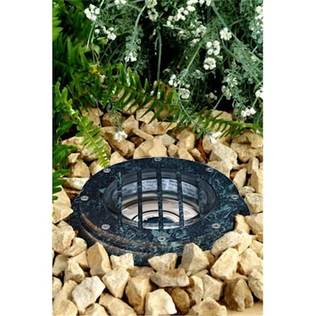 Intense Cast Aluminum In-Ground Well Light with Grill- Verde Green IN2941497