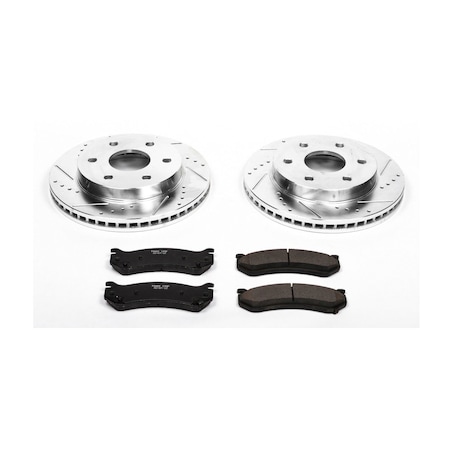 Powerstop FRONT 1 CLICK BRAKE KIT W/ HARDWARE K2009
