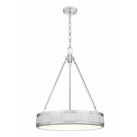 Z-Lite Quinn Satin Nickel 3 Light Pendant 3046P22-SN-LED