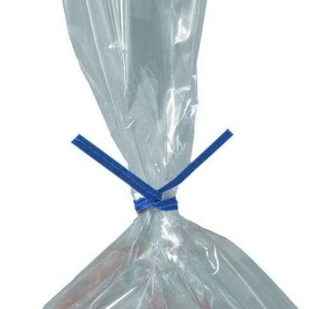 Box Packaging Plastic Twist Ties, 7"L x 5/32"W, Blue, 2000/Pack PLT7B