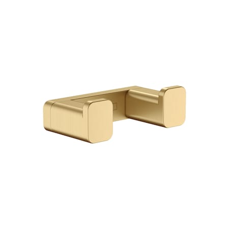 Hansgrohe AddStoris Double Hook in Brushed Gold Optic 41755250
