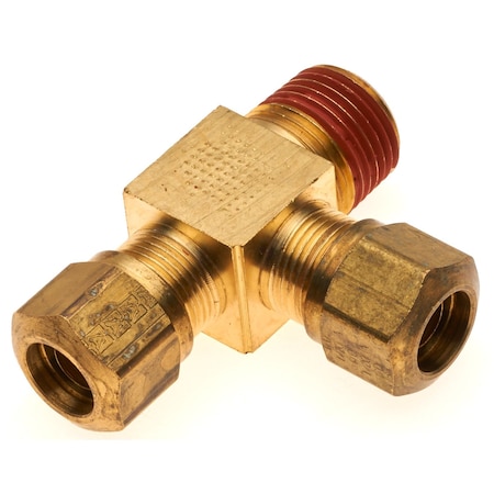 Gates Air Brake Run Tee To Male Pipe Nylon Tubing Compression G32130-0204