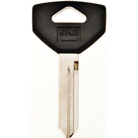 Hy-Ko Key Blank, Brass/Plastic, Nickel, For: Chrysler, Dodge, Eagle, Jeep, Plymouth Vehicles 12005Y154