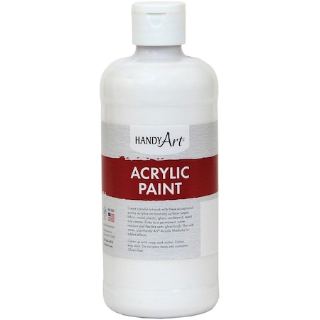 Handy Art Acrylic Paint 16 oz, Titan White, PK3 101-000