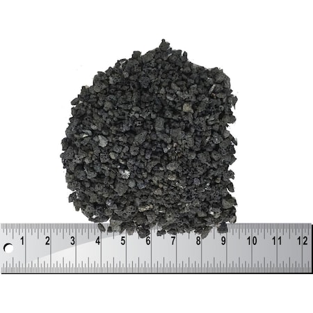 Dagan LR-1814-25- 0.125 to 0.25 in. 25 lbs Bag of Cinders Lava Rock, Black LR-1814-25#