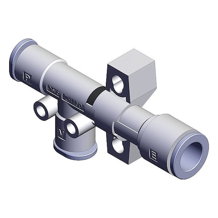Smc Vacuum Ejector, Body Ported ZH10DLA-06-06-08