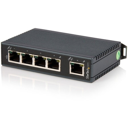 Startech.Com 5 Port Industrial Ethernet Switch - DIN Rail Mountable IES5102