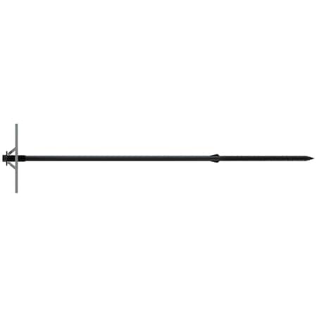 Simpson Strong-Tie Strong-Drive Floor-to-Floor Screw, Hex Drive, 16 in OAL, E-Coat Electrocoated SDWF2716-TUW