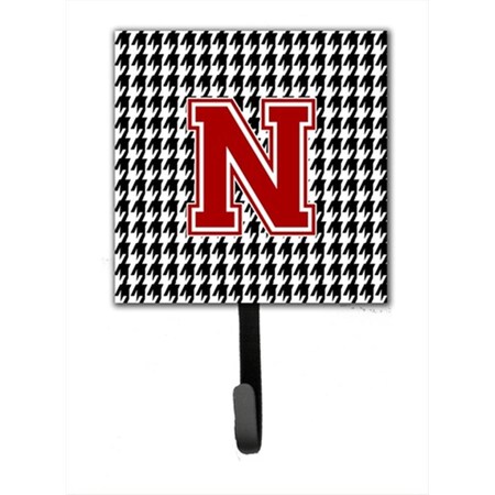 Carolines Treasures Monogram - Initial N Houndstooth Leash Holder Or Key Hook CJ1021-NSH4