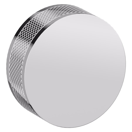 Baldwin Baldwin Single 5054 Knurled Knob Less Rose Bright Chrome Finish 5054260IMR