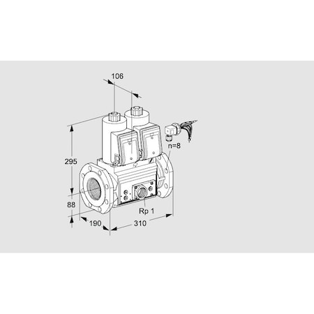 Honeywell Kromschroder VCS780F05NNWRE/PPEP/PPPP KS88204769
