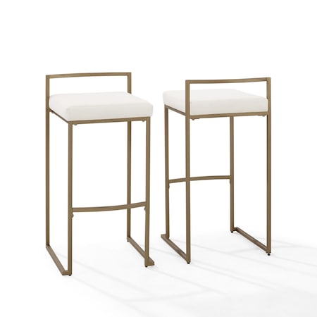 Crosley Harlowe 2-Piece Bar Stool Set CF501930-CR