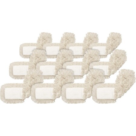Genuine Joe Disposable Dust Mop Refill - 5 x 24 - Cotton, 12PK GJO24500CT