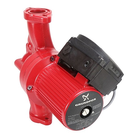 Grundfos Circulating Pump, Flange, 5/8hp, 230VAC 96402763