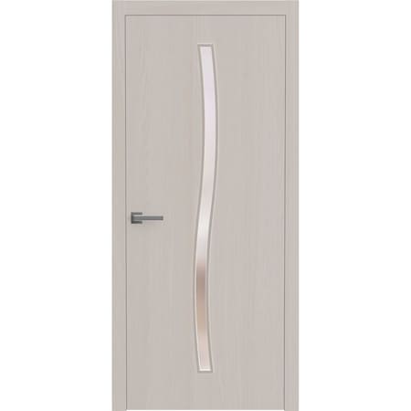 Sartodoors Interior Solid French Door 32 x 84 inches, BASIC 3002 Ash Franko, Single Regular Panel Frame Handl BASIC3002ID-YAFR-3284
