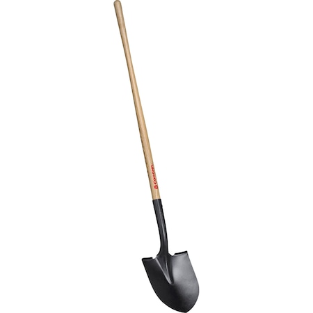 Corona Tools Round Point Shovel, 15-Gauge, 12. in Head, 48 in. Wood Handle SS 26000