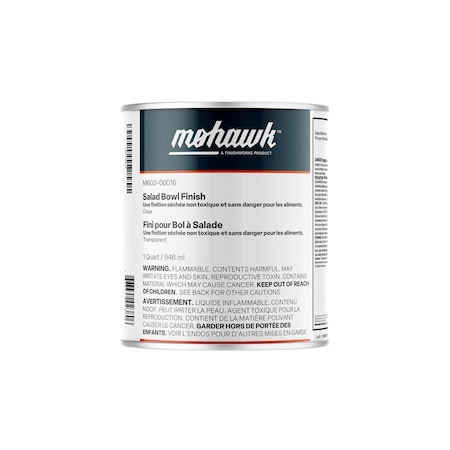 Finishworks Mohawk Salad Bowl Finish Qt M603-00016
