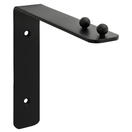 National Hardware Wall Bracket, 7 in L, Black N275-530
