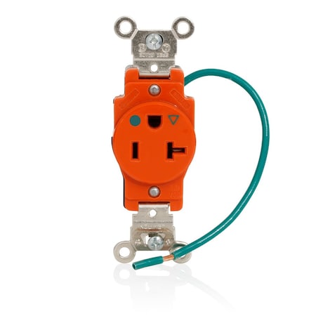 Leviton Electrical Receptacles Ig Hg Sgl Rcpt 20A-125V 8310-OIG