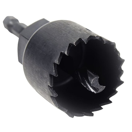 Vulcan Hole Saw, 1-1/4 in Dia, 3/4 in D Cutting, 3 in Arbor, HCS Cutting Edge, 3 in Pilot Drill 941101OR