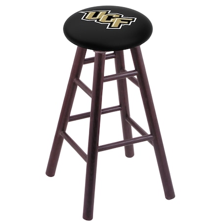 Holland Bar Stool Co Oak Bar Stool, Dark Cherry Finish, Central Florida Seat RC30OSDC