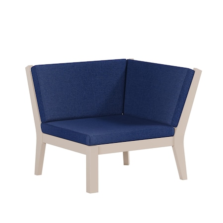 Polybird BREEZE DEEP SEAT SECTIONAL PIECE CORNER UNIT        SAND POLYBIRD P104-SN-CANA