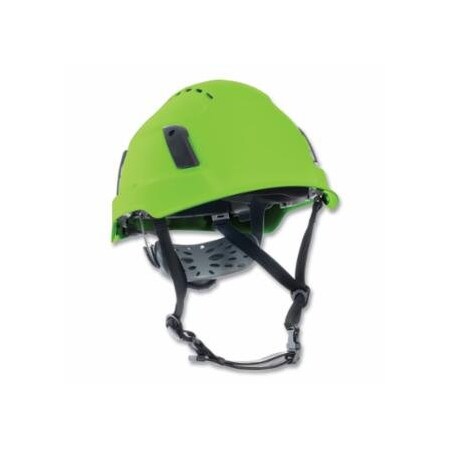 Jackson Safety XS2-500 Series Type 2+ Safety Helmet, 6-point Suspension, Vented, Hi-Vis Green 138-22126
