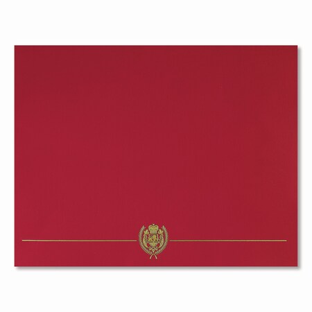 Great Papers Classic Crest Certificate Covers, 9.38 x 12, Red, 5PK 903031S