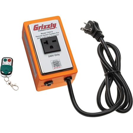 Grizzly 240V Dust Collection Remote T33310