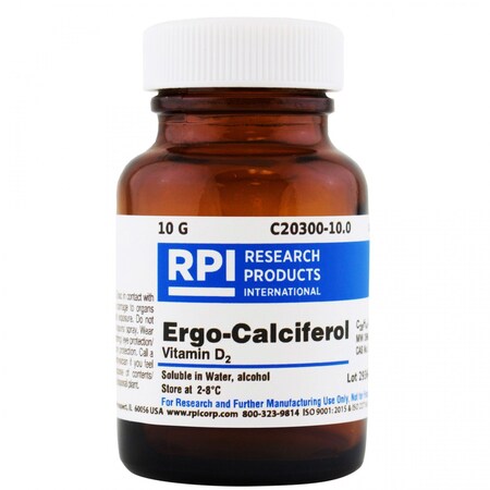 Rpi Ergocalciferol Ercalciol Calciferol / Vitamin D2, 10 Grams C20300-10.0