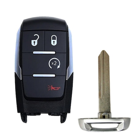 Aks Keys 2019 - 2024 RAM 2500 3500 4500 5500 Heavy Duty Smart Key 4B FCC# GQ4-76T - Silver Sides RC-DODGE-47C