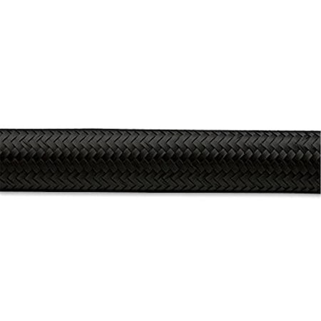 Superjock 11992 12 AN x 5 ft. Roll Nylon Braided Flex Hose - Black SU3020415