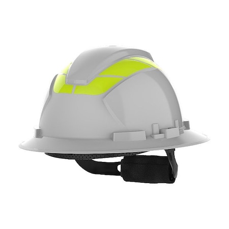 Hexarmor Safety Helmet, White, ABS, 6 3/8 to 8 16-23001Y