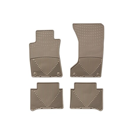 Weathertech Tan, Front and Rear All Weather Floor Mats MB W211 4M T