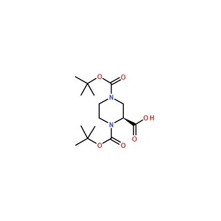 Ak Scientific (S)-1, 4-Bis(tert-butoxycarbonyl)piperazine-2-carboxylic acid (25g), CAS 788799-69-9 W8472-25g