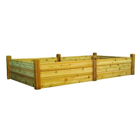 Gronomics Unfinished 48 x 95 x 19 in. Raised Garden Bed RGBT 48-95
