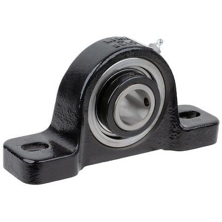 Link-Belt Pillow Block Bearing, 2 Bolt Pillow Block, 3-7/16 in. Bore, 5-1/8 in. Base to Center Height PEU355