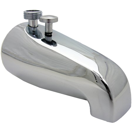 Westlake Pipe & Fittings 1/2'' or 3/4'' Chrome Bathtub Spout with Diverter 8/1/2001