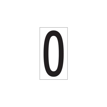 Bubblefast 3 1/2'' ''O'' Vinyl Warehouse Letter Labels BFDL9310O