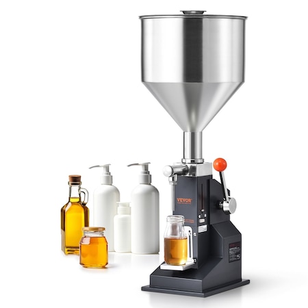 Vevor Manual Liquid Filling Machine Paste Bottle Filler 5-100ml Adjustable M110-M
