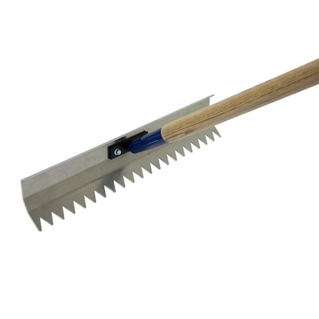 Kraft Tool Kraft Tools 20" Mega Mover Concrete Placer Aluminum with Teeth (Unassembled) CC977