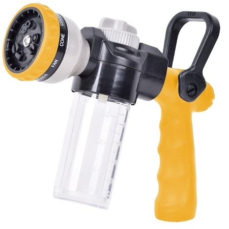 Landscapers Select Spray Nozzle, Female, Zinc Alloy/TPR, Silver/Yellow C7508