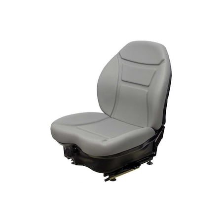 Uni Pro 336 Mechanical Suspension Seat, Gray Vinyl 8029