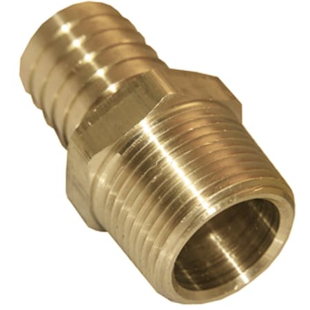 Westlake Pipe & Fittings 1/4'' MPTx3/16'' Brass Hose Barb Adapter 17-7711