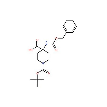 Ak Scientific 1-N-Boc-4-(N-Cbz-amino)piperidine-4-carboxylic acid (250mg), CAS 288154-16-5 2862AB-250mg