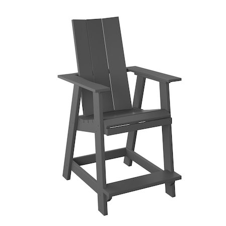 Polybird MODERN BALCONY CHAIR CHARCOAL POLYBIRD P64