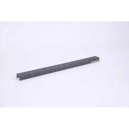 Safeguard Technology 9x0.787in Anti-Slip Ladder Rung, FRP Fiberglass Channel, Extra Fine (Residential), Black LFCRE-BLK-9x0.787