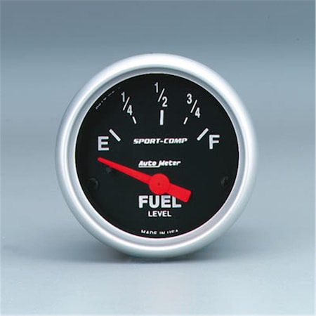 Auto Meter 3314 SportComp Fuel Level 2.06 In. 90 Degree Sweep A48-3314
