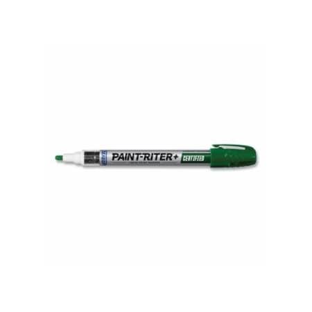 Markal Paint-Riter+ Certified Liquid Paint Marker, Green, 1/8 in Tip, Medium 434-96885